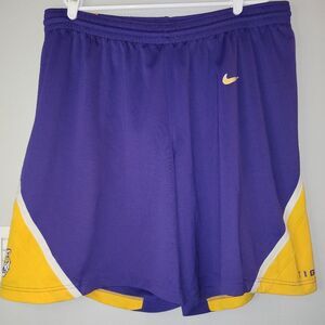 Nike Men's LSU Tigers Long Basketball Gym Shorts Size Large